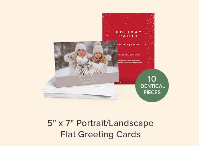 FLAT GREETING CARDS